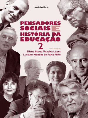 cover image of Pensadores sociais e história da educação--Volume 2